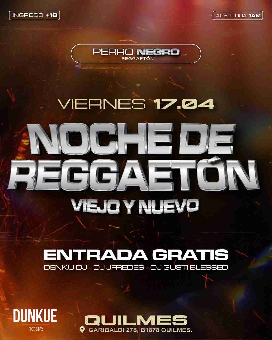 Perro negro Quilmes - Viernes 17.4
