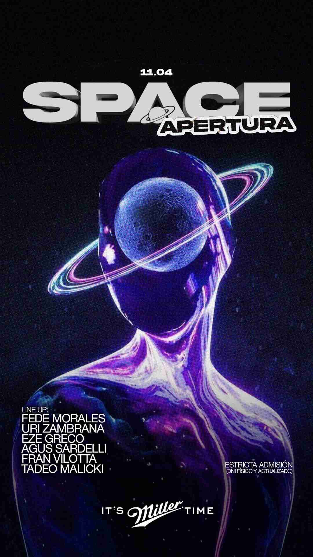 APERTURA PISTA SPACE  |11/04|