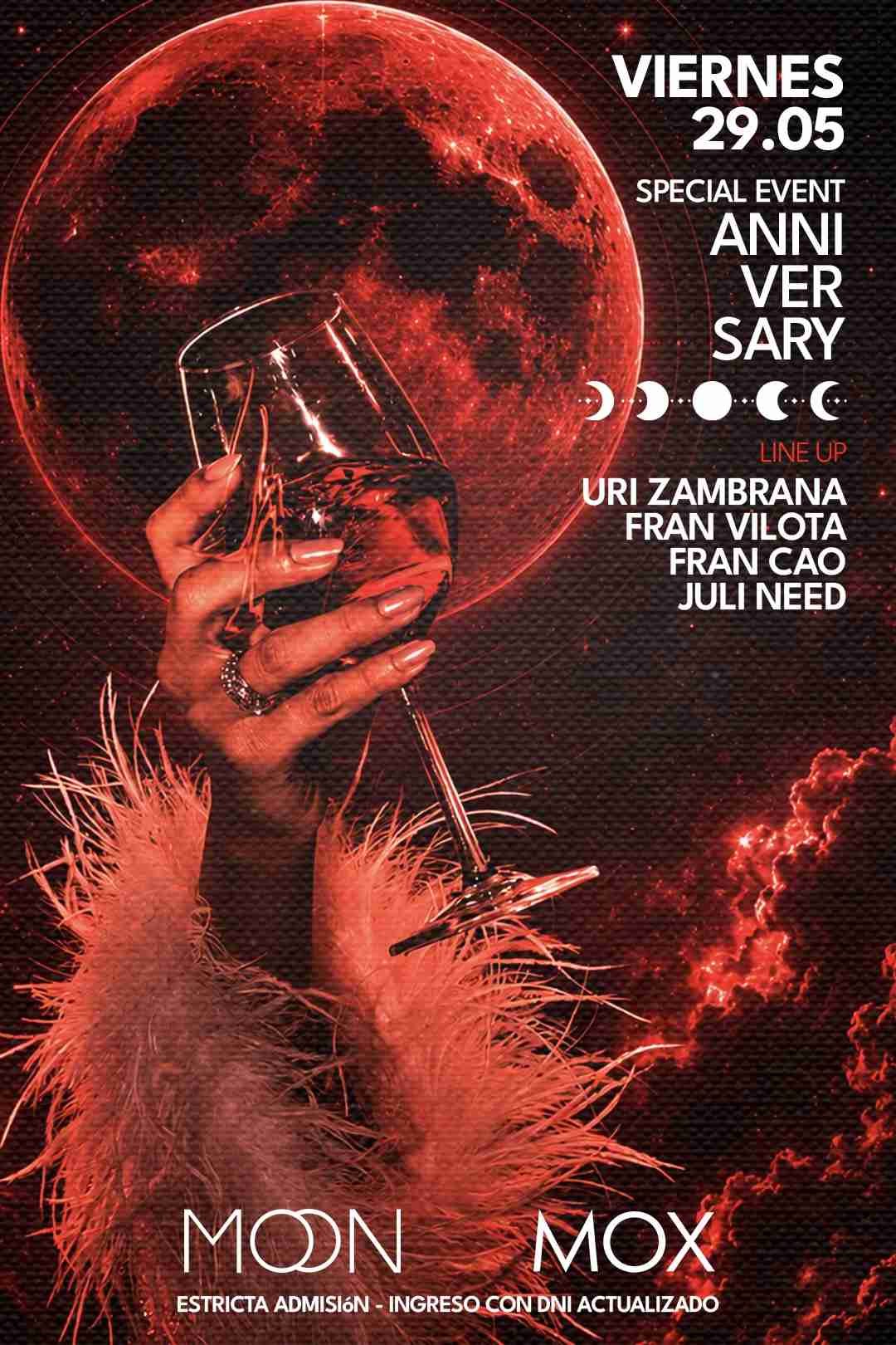 MOON x MOX DOBLE ANIVERSARIO |29.05|