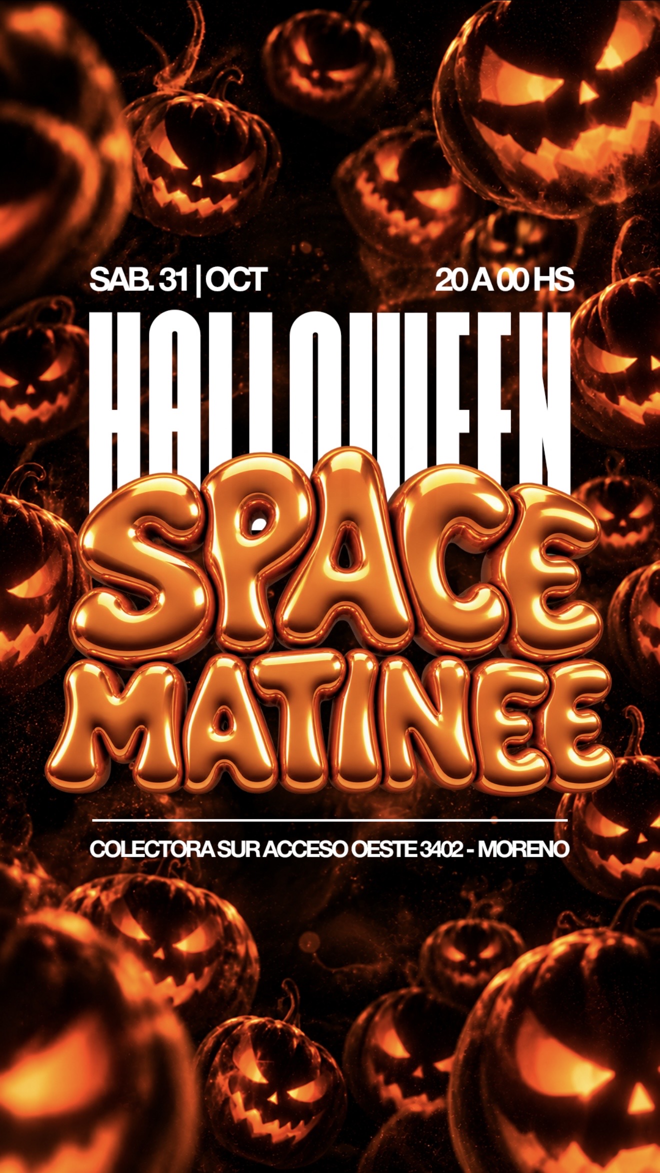 SPACE MATINEE - APERTURA HALLOWEEN